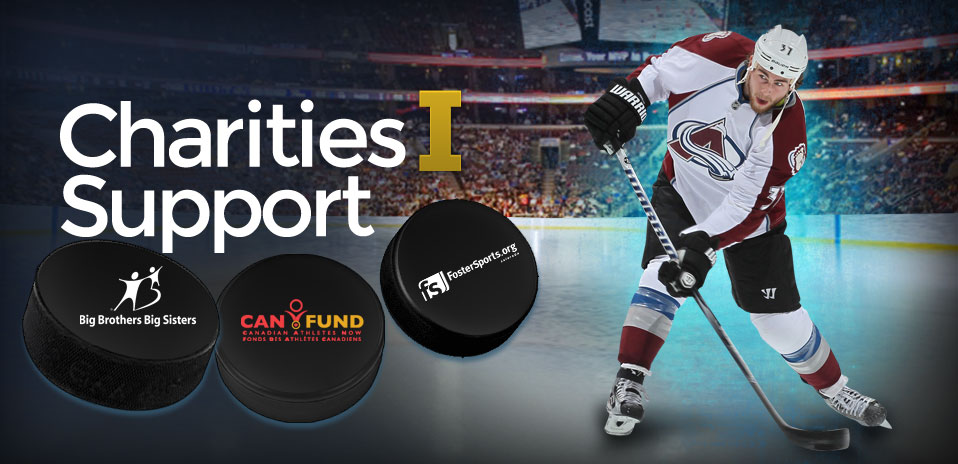 Ryan O'Reilly supports Big Brothers Big Sisters, Can Fund and Foster Sports.
